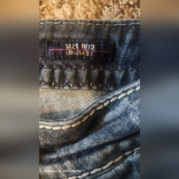 Vigoss Jeans size 11/12 X 33 inseam - Picture 4 of 4